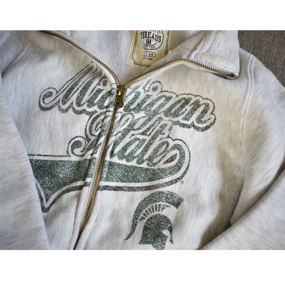 Michigan State Spartans MSU quarter zip sweatshirt